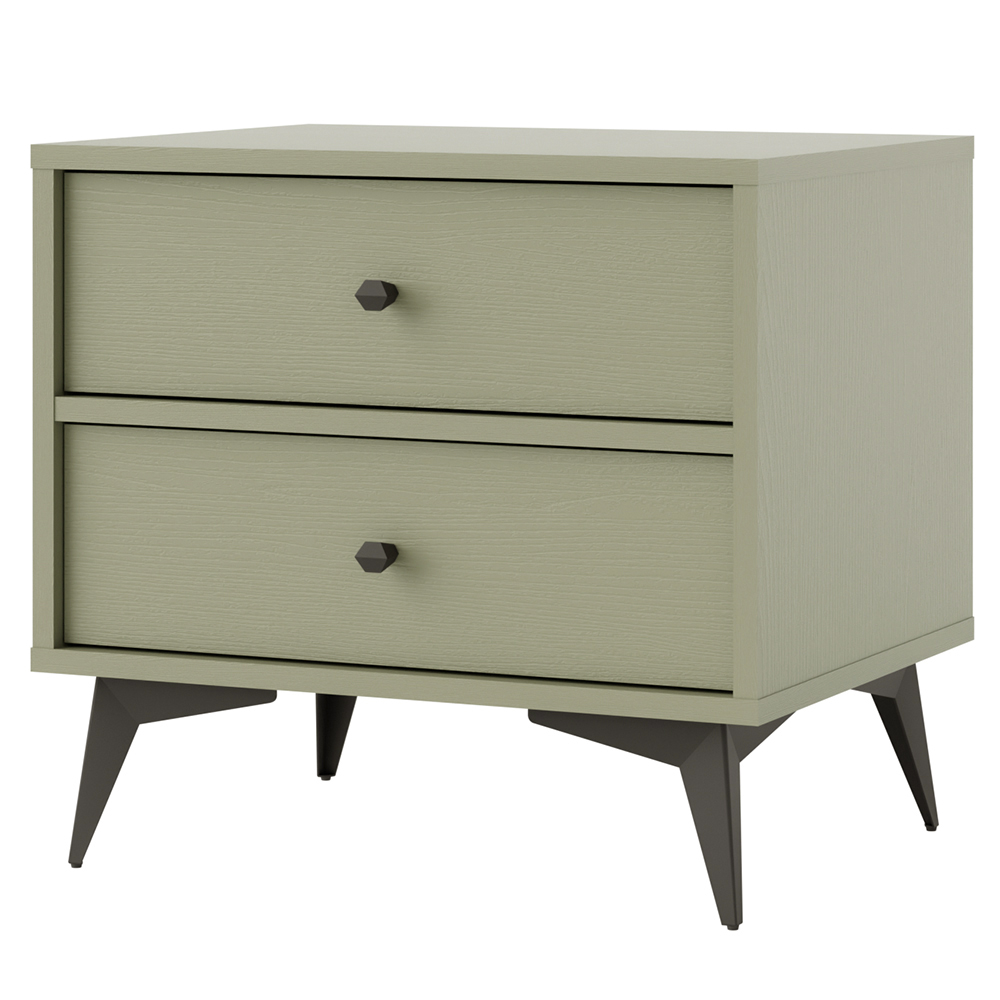 TOKYO 1 e | noční stolek 801 | 51,8 cm | eukalyptová/černá