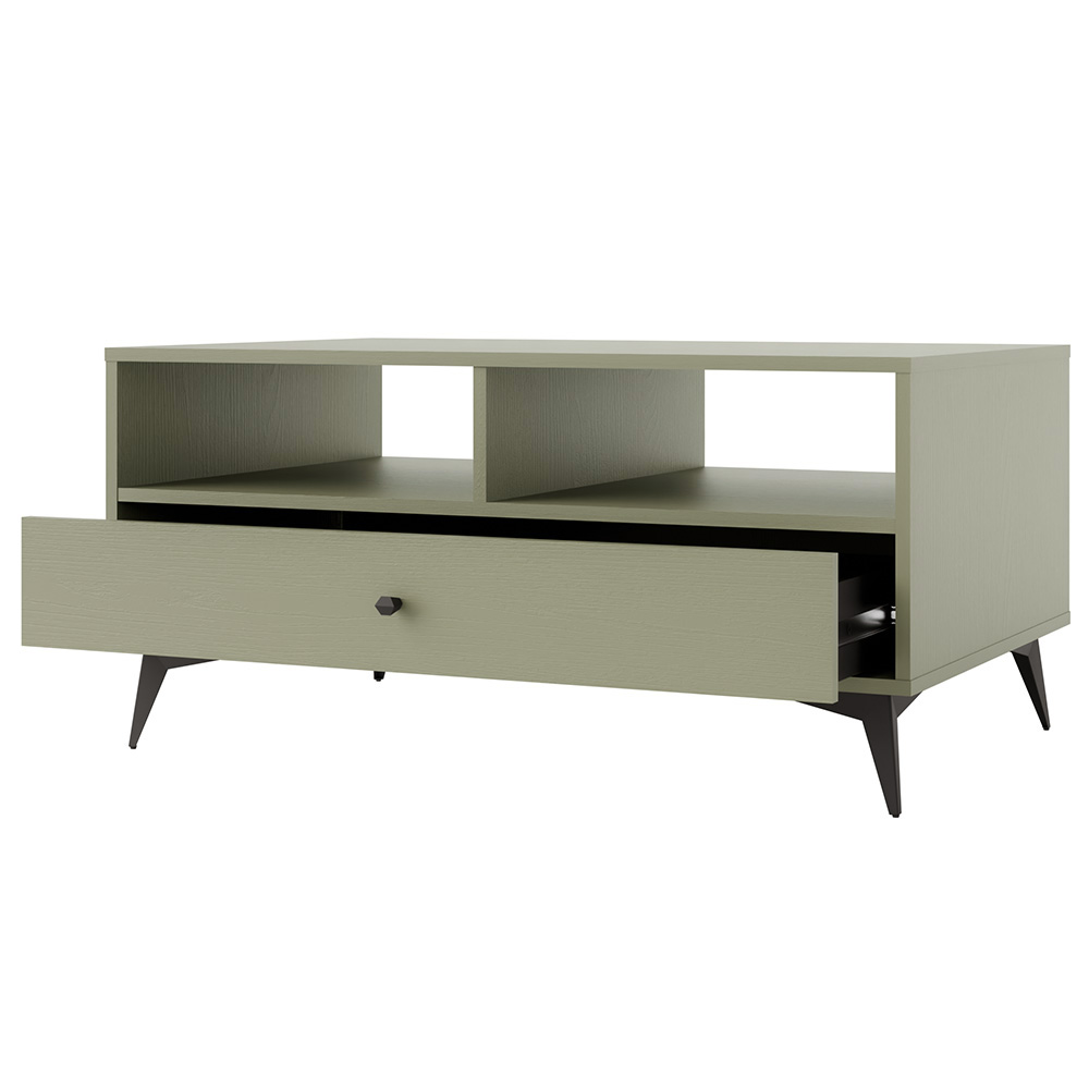 TOKYO 1 e | konferenční stolek 201 | 100,2x65 cm | eukalyptová/černá