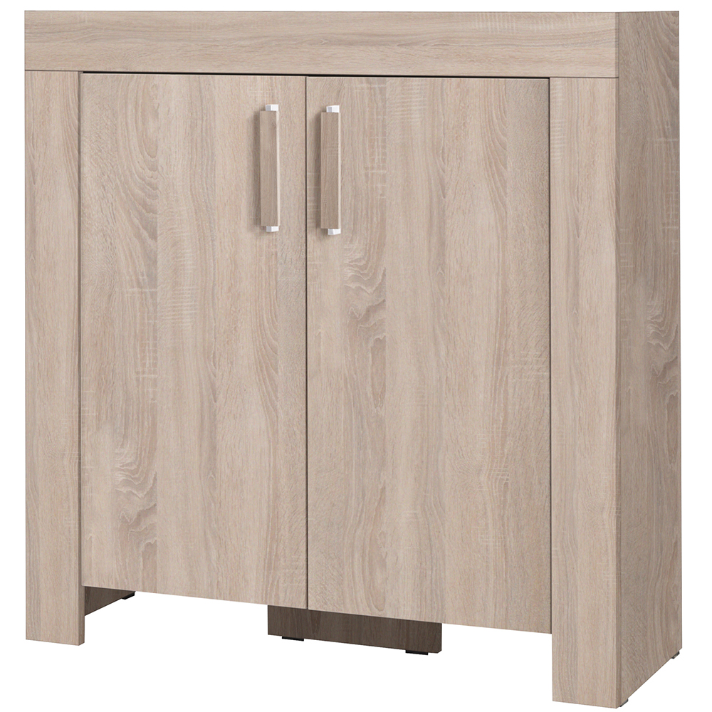 Obývací stěna CEZAR s | sestava E | 5 dílů | 500 cm + 110x61 cm | sonoma