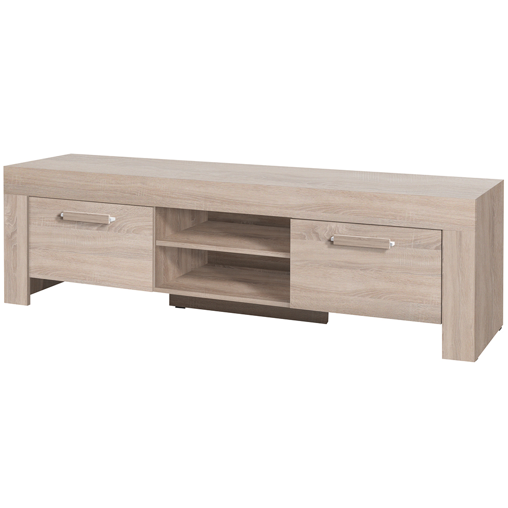 Obývací stěna CEZAR s | sestava E | 5 dílů | 500 cm + 110x61 cm | sonoma