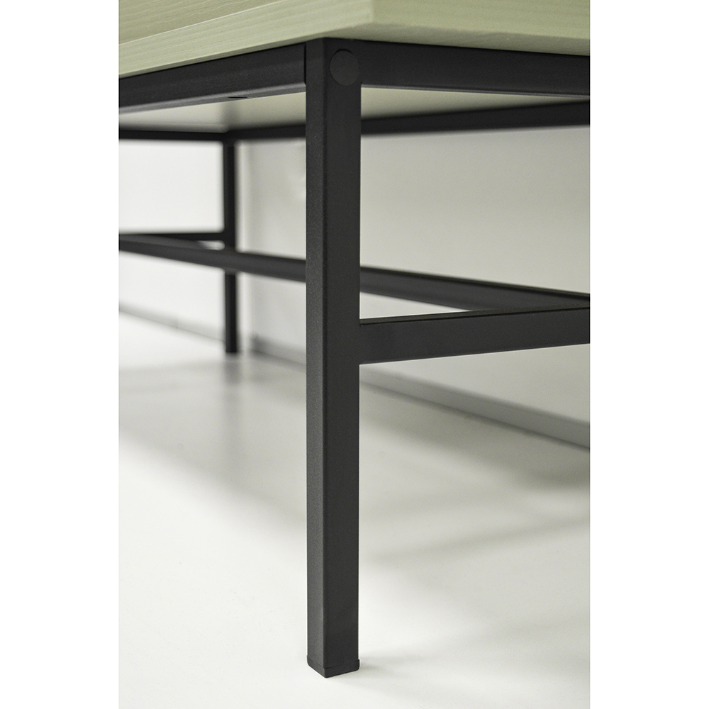 TOKYO 3 e | konferenční stolek 201 | 100,2x65 cm | eukalyptová/černá