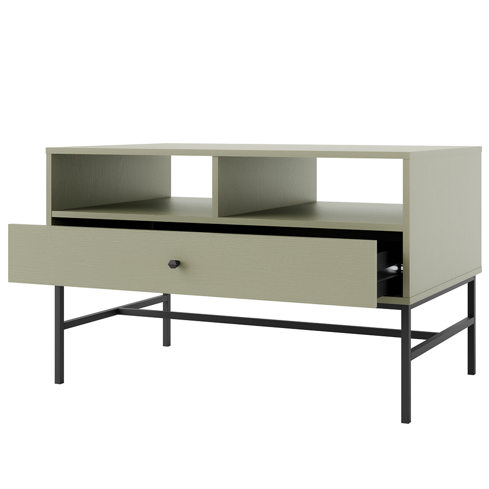 TOKYO 3 e | konferenční stolek 201 | 100,2x65 cm | eukalyptová/černá