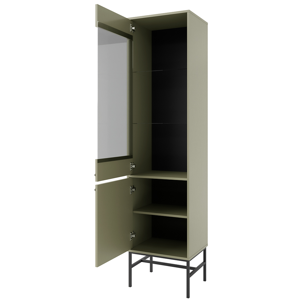 TOKYO 3 e | vitrína 101 | 51,8 cm | eukalyptová/černá