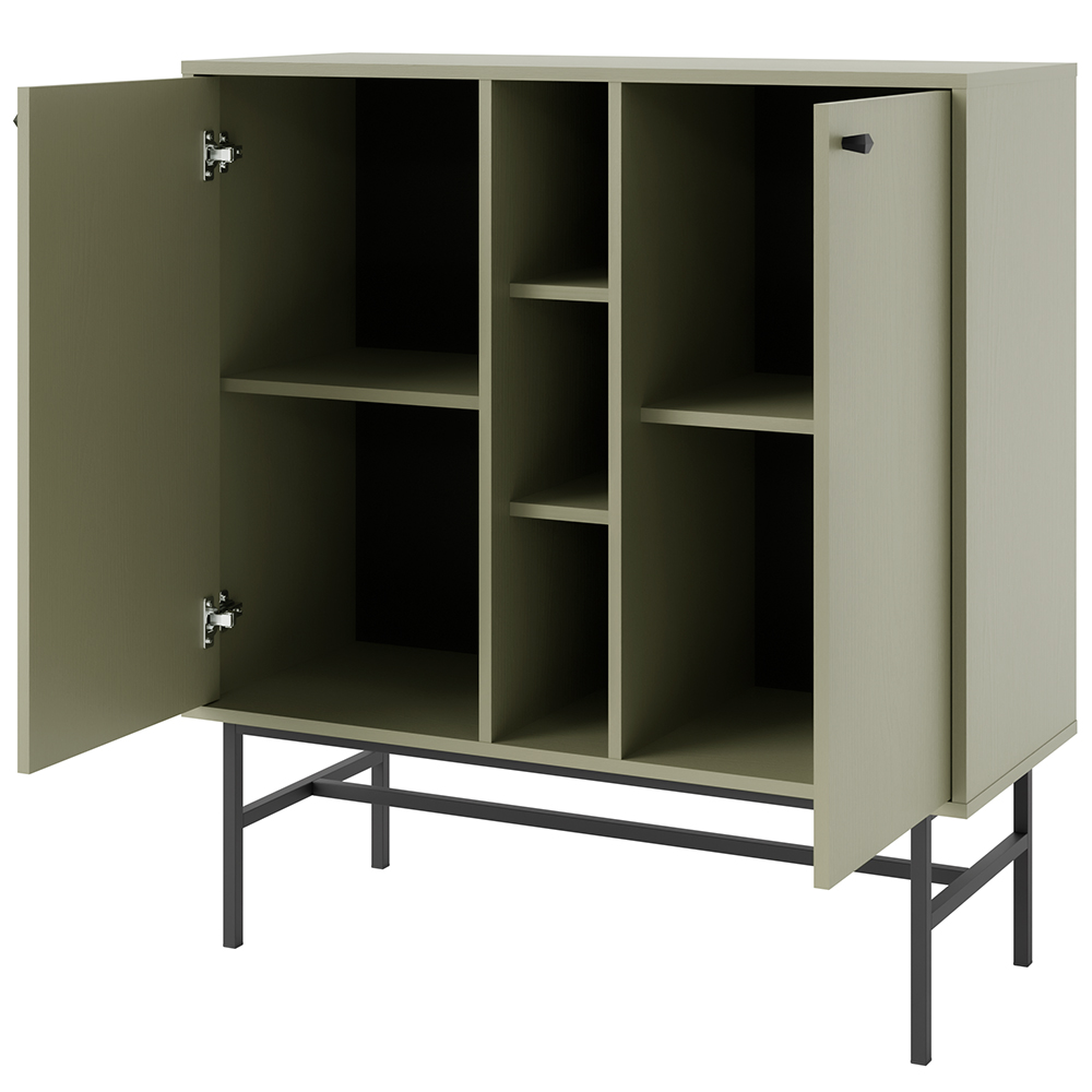 TOKYO 3 e | komoda 822 | 100,2 cm | eukalyptová/černá