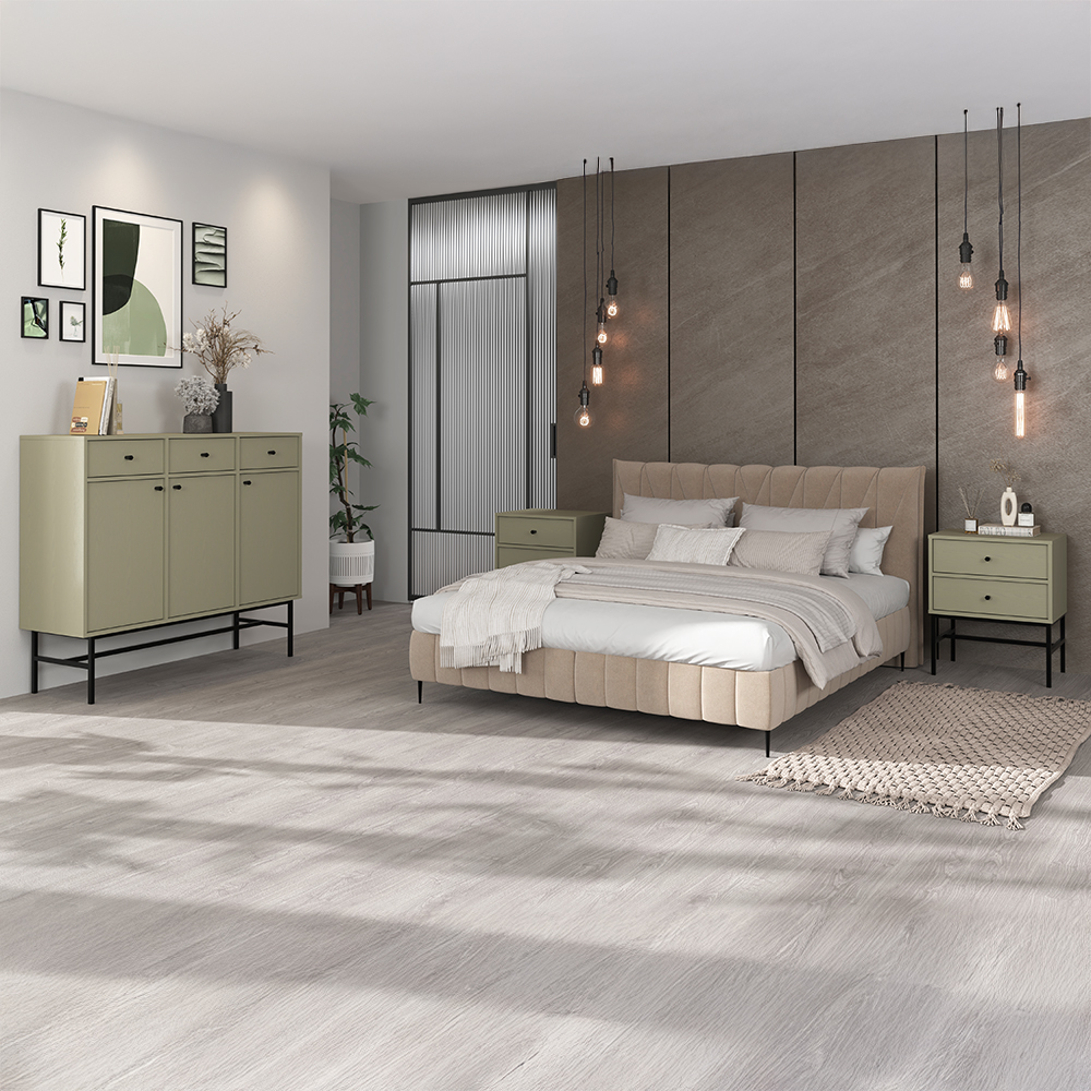 TOKYO 3 e | komoda 825 | 100,2 cm | eukalyptová/černá