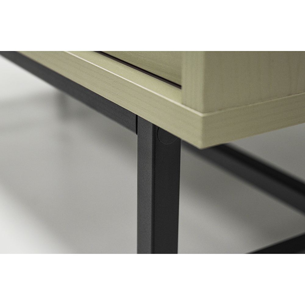 TOKYO 3 e | komoda 827 | 124,5 cm | eukalyptová/černá