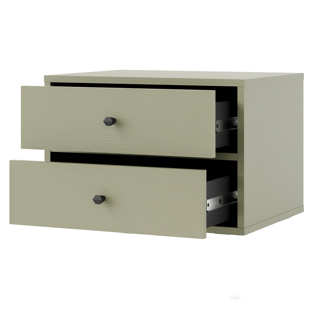 TOKYO 4 e | noční stolek 801 | 51,8 cm | eukalyptová/černá