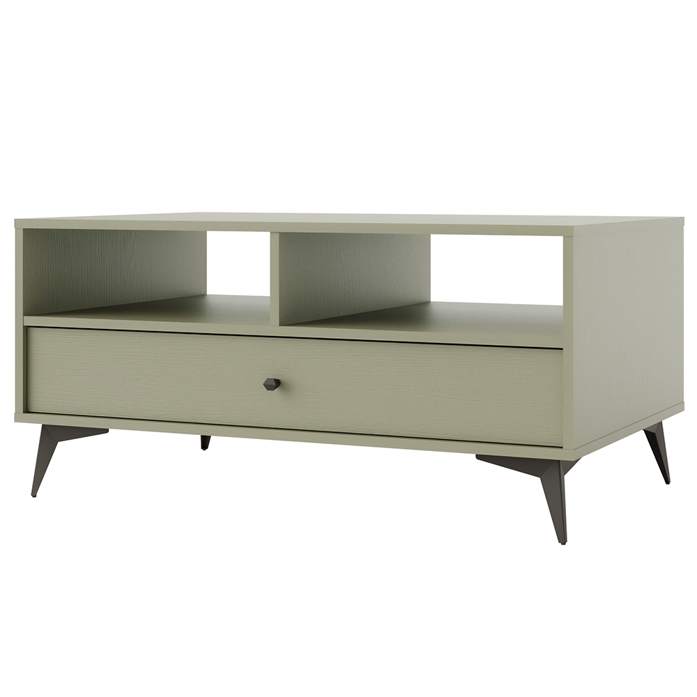 Obývací stěna TOKYO 1 e | 5 dílů | eukalyptová/černá