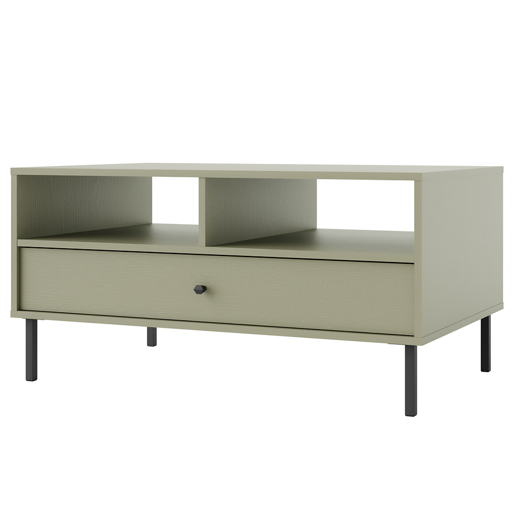 Obývací stěna TOKYO 2 e | 5 dílů | eukalyptová/černá