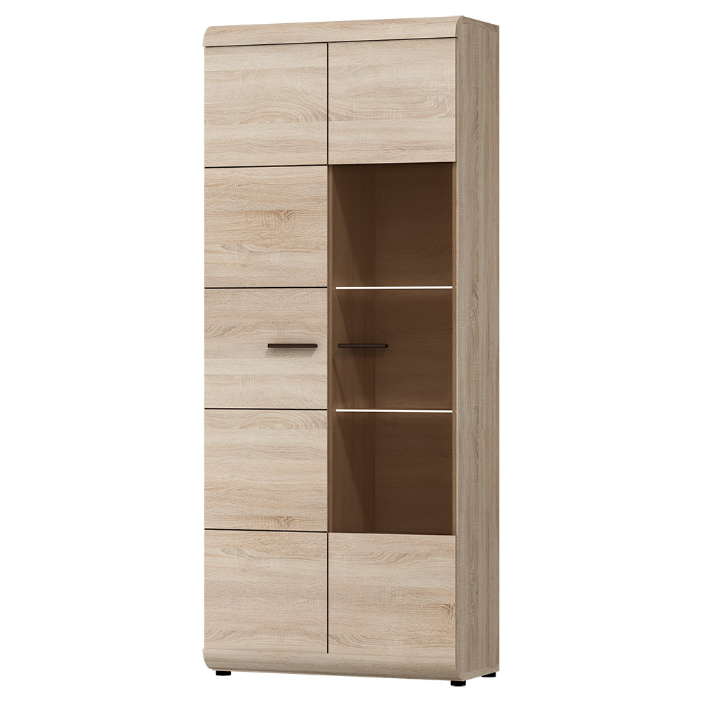 Obývací stěna LINK s | 6 dílů | sestava B | 298 + 120 + 120x60 cm | sonoma