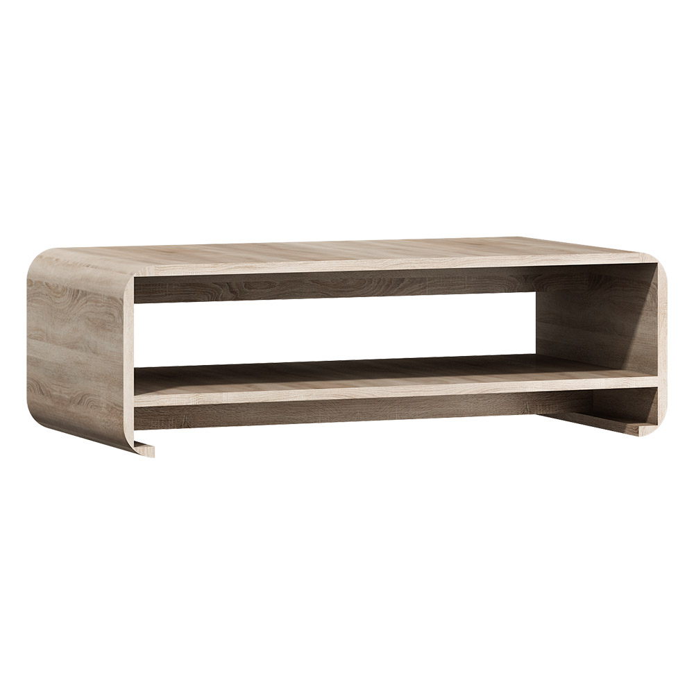 Obývací stěna se skříní LINK s | 6 dílů | sestava D | 298 + 140 + 120x60 cm | sonoma