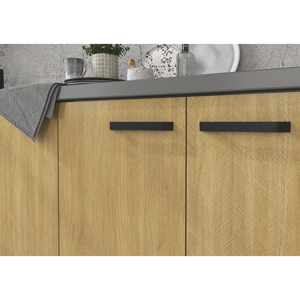 SCANDI sc | dolní skříňka 60 D GAZ na vestavnou troubu | 60 cm | šedá/rybí kost