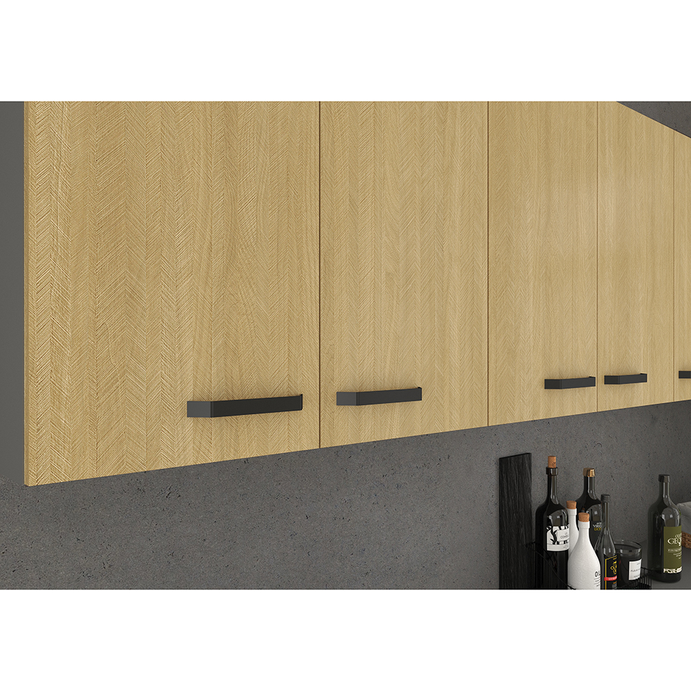 SCANDI sc | dolní skříňka 50 D 1F 1S se zásuvkou PREMIUM BOX | 50 cm | šedá/rybí kost