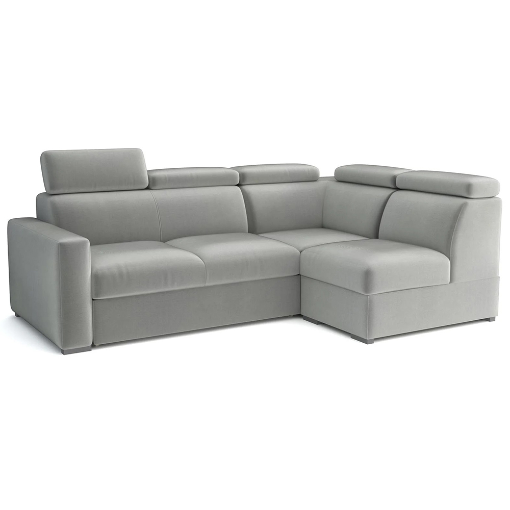 Sedací souprava PEDRO L | 250x167 cm | PRAVÁ | rozkládací + úložný prostor | polohovatelné záhlavníky | VÝBĚR TKANIN