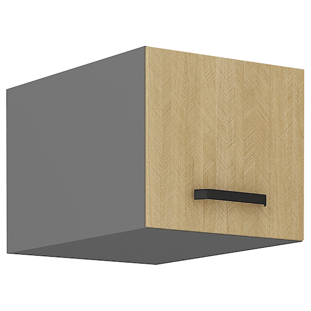 SCANDI sc | horní skříňka 40 NAGU-36 1F výklopná | 40 cm | HLUBOKÁ | šedá/rybí kost