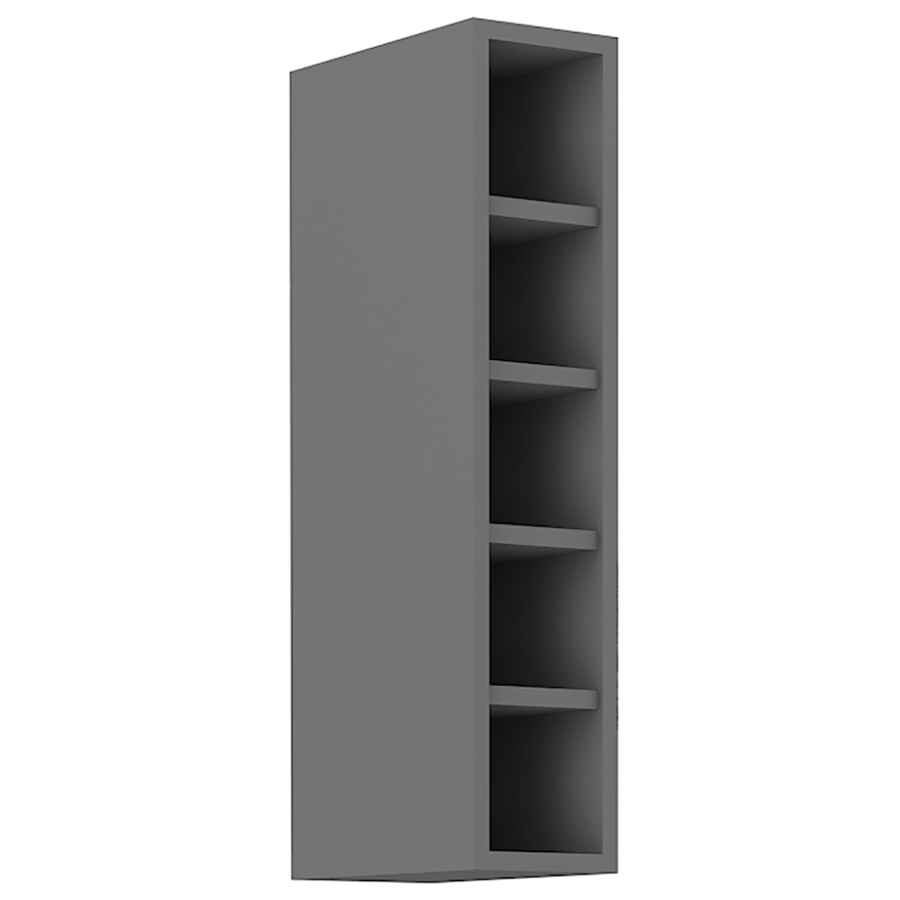 SCANDI sc | horní regál 15 G-72 OTW s policemi | 15 cm | UNI provedení | šedá