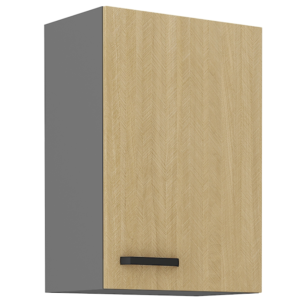 Kuchyňská linka SCANDI sc | 260 cm | šedá/rybí kost