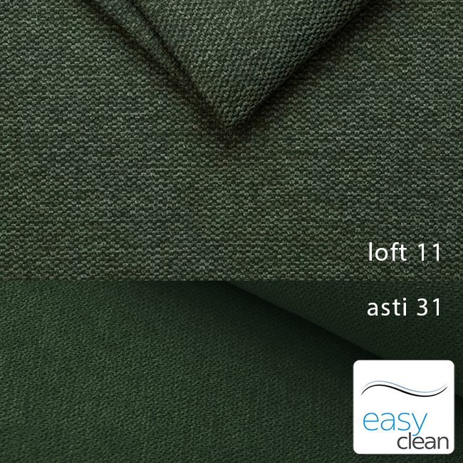 Sedací souprava COOL III | 191x350x191 cm | rozkládací + 2x úložný prostor | tmavě zelená 11/31