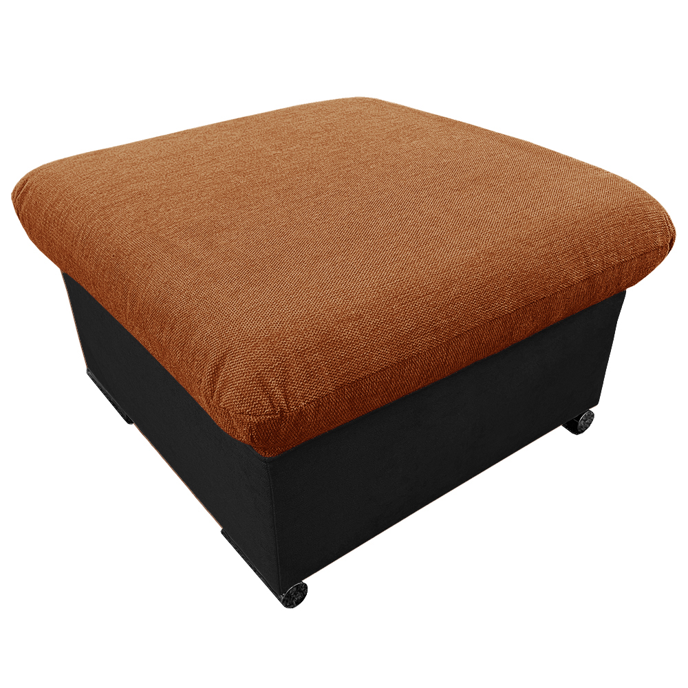 Taburet COOL | 68x68x42 cm | bez úložného prostoru | oranžová 08/15