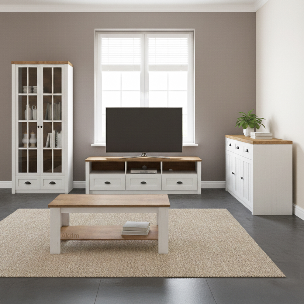 Obývací stěna PROVENCE a | 4 díly | 378 cm | andersen/lefkas