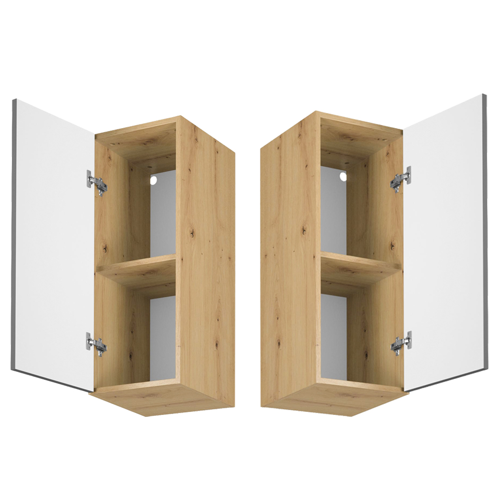 Kuchyně LANGEN šp | 450x230 cm | SOKL v CENĚ | push open | artisan/šedá