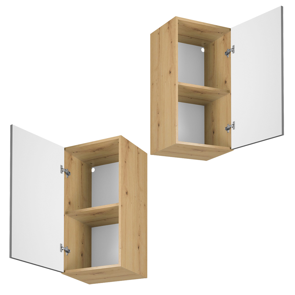 Kuchyně LANGEN šp | 450x230 cm | SOKL v CENĚ | push open | artisan/šedá