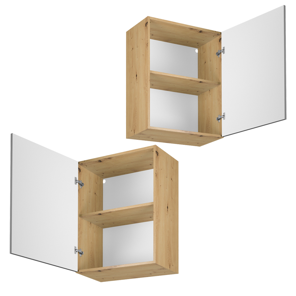 Kuchyně LANGEN šp | 450x230 cm | SOKL v CENĚ | push open | artisan/šedá