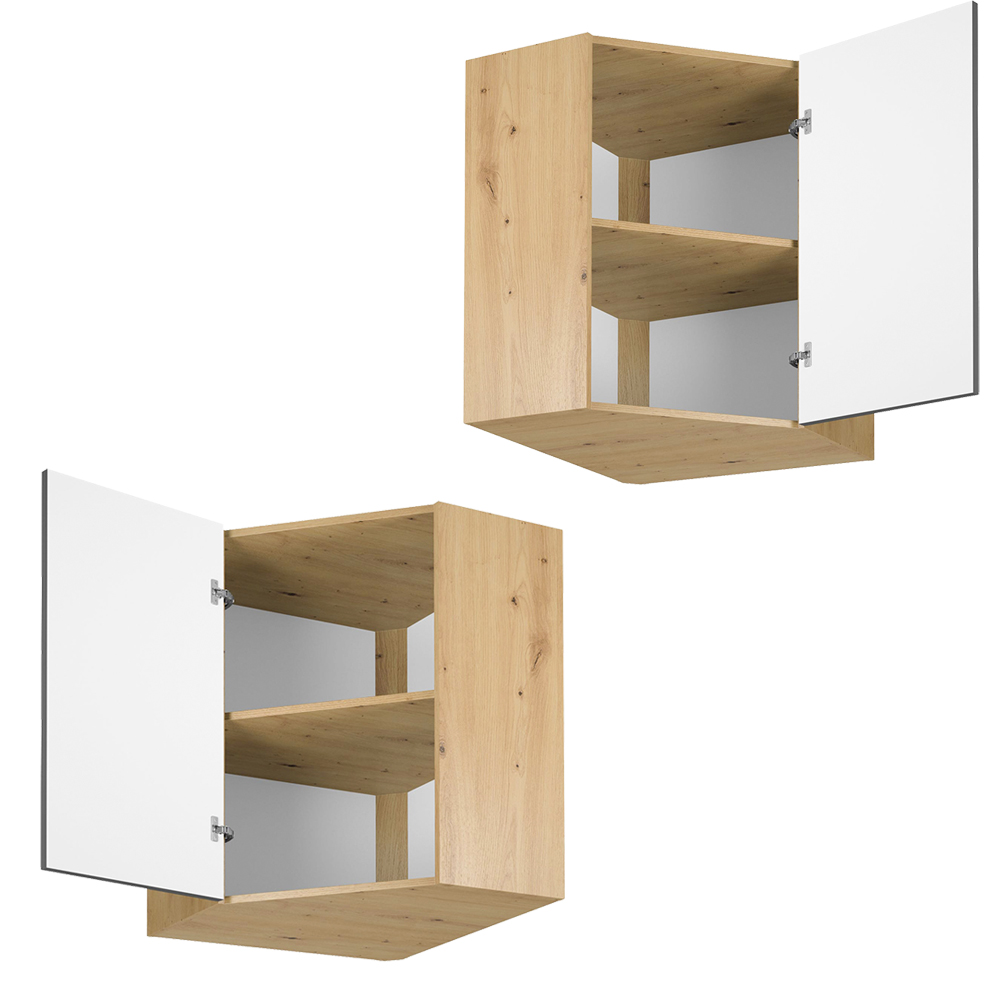 Kuchyně LANGEN šp | 450x230 cm | SOKL v CENĚ | push open | artisan/šedá