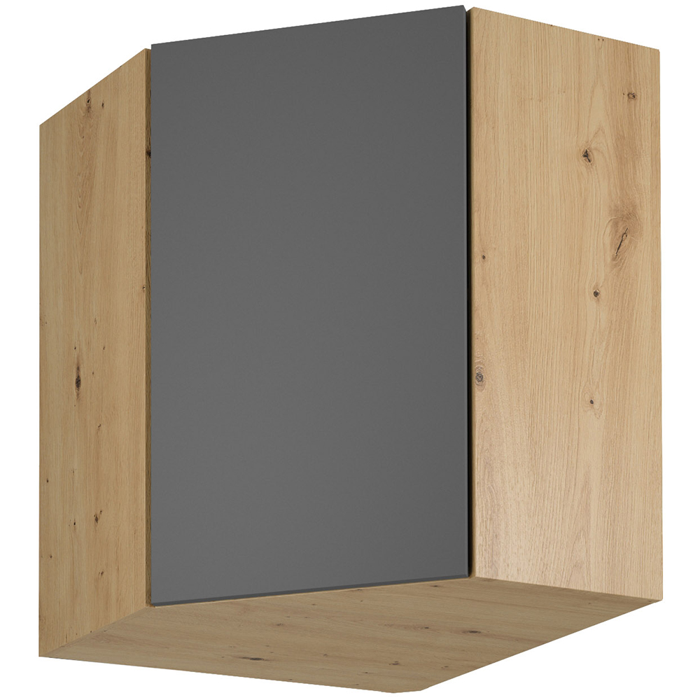 Kuchyně LANGEN šp | s ostrůvkem | 450x230 cm + 155x120 cm | SOKL v CENĚ | push open | artisan/šedá