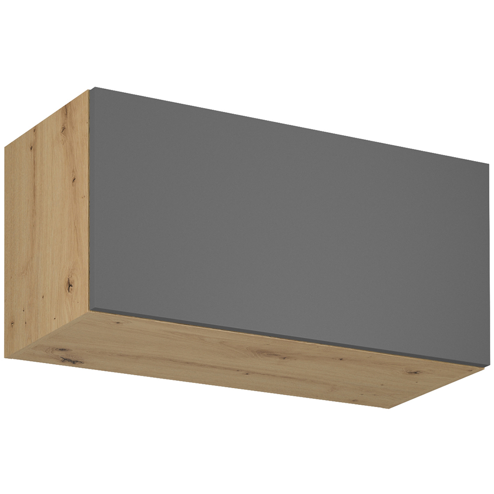 Kuchyně LANGEN šp | s ostrůvkem | 450x230 cm + 155x120 cm | SOKL v CENĚ | push open | artisan/šedá