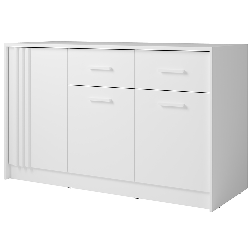 Komoda CANADA CD-21 | 150 cm | bílá s bílými úchyty