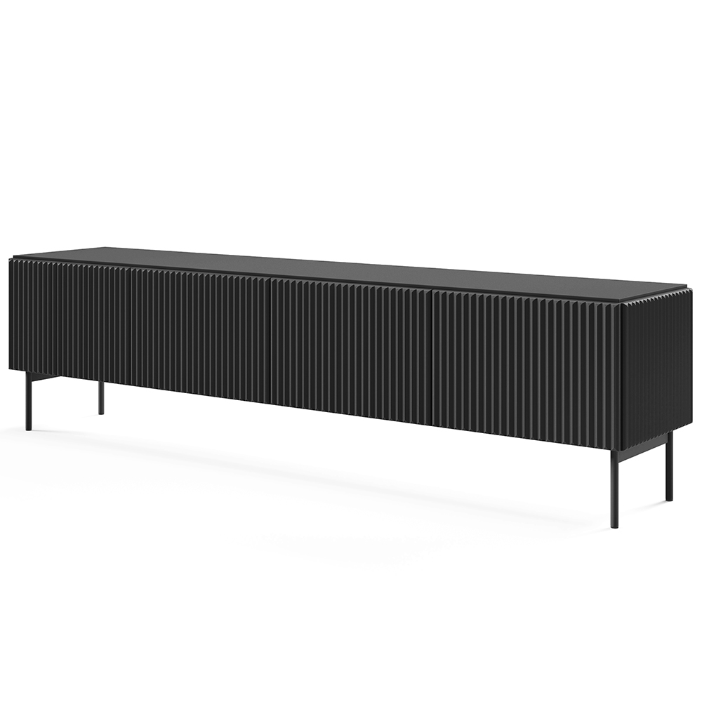 MUTI c | TV stolek RTV 195 | 195,2 cm | černá