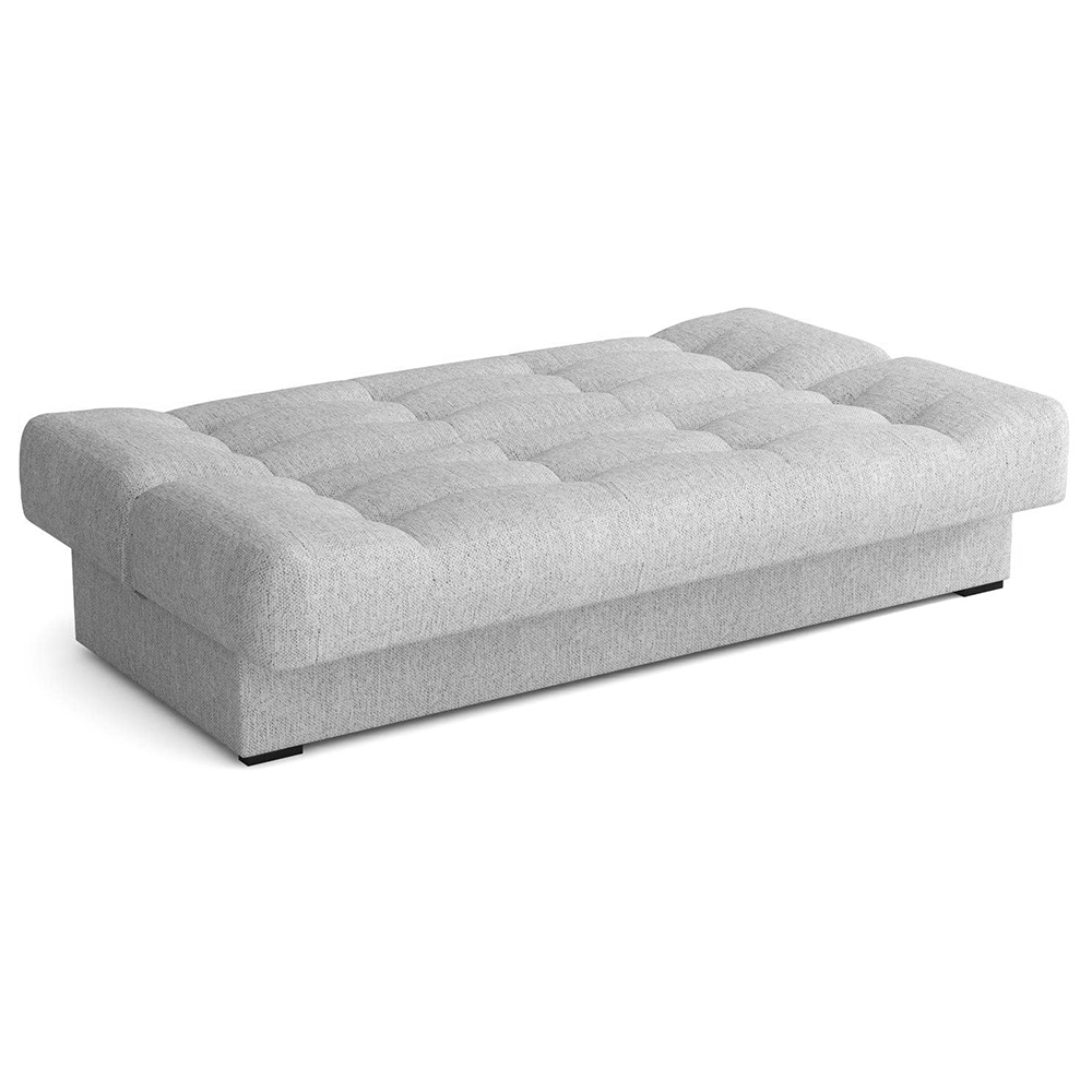 Pohovka OLIVIA | 170 cm | rozkládací + úložný prostor | šedočerná