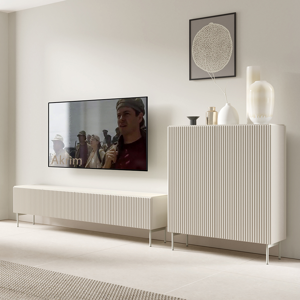 Obývací stěna MUTI B | 2 díly | kašmír