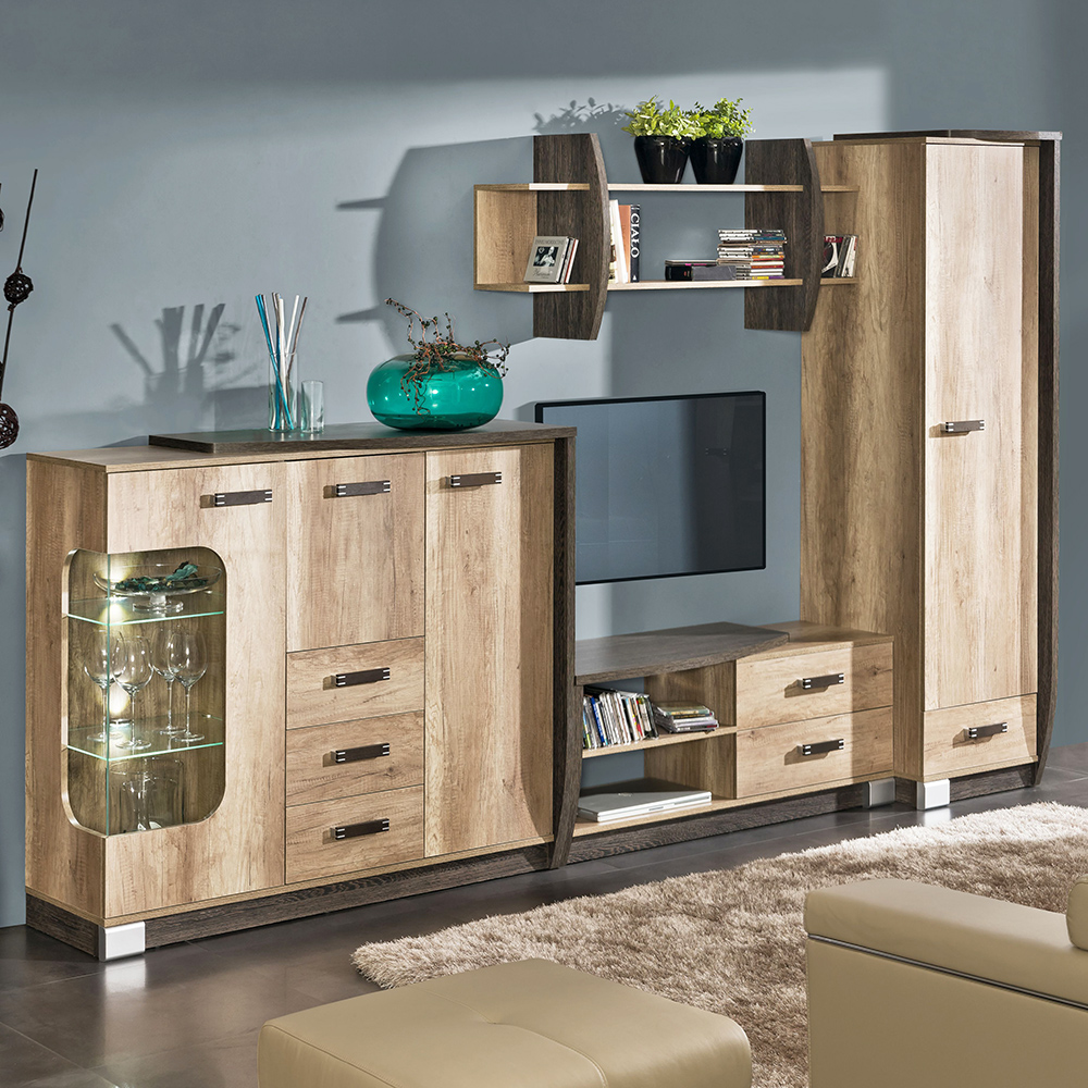 ROMERO | TV stolek R3L | 120 cm | canyon/arusha