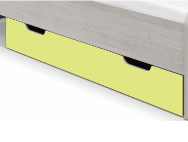 TENUS z | zásuvka pod postel T-08 | santana/zelená