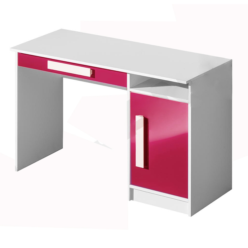 Guliver r | psací stůl 9 | růžová lesk - VÝPRODEJ Z PRODEJNY
