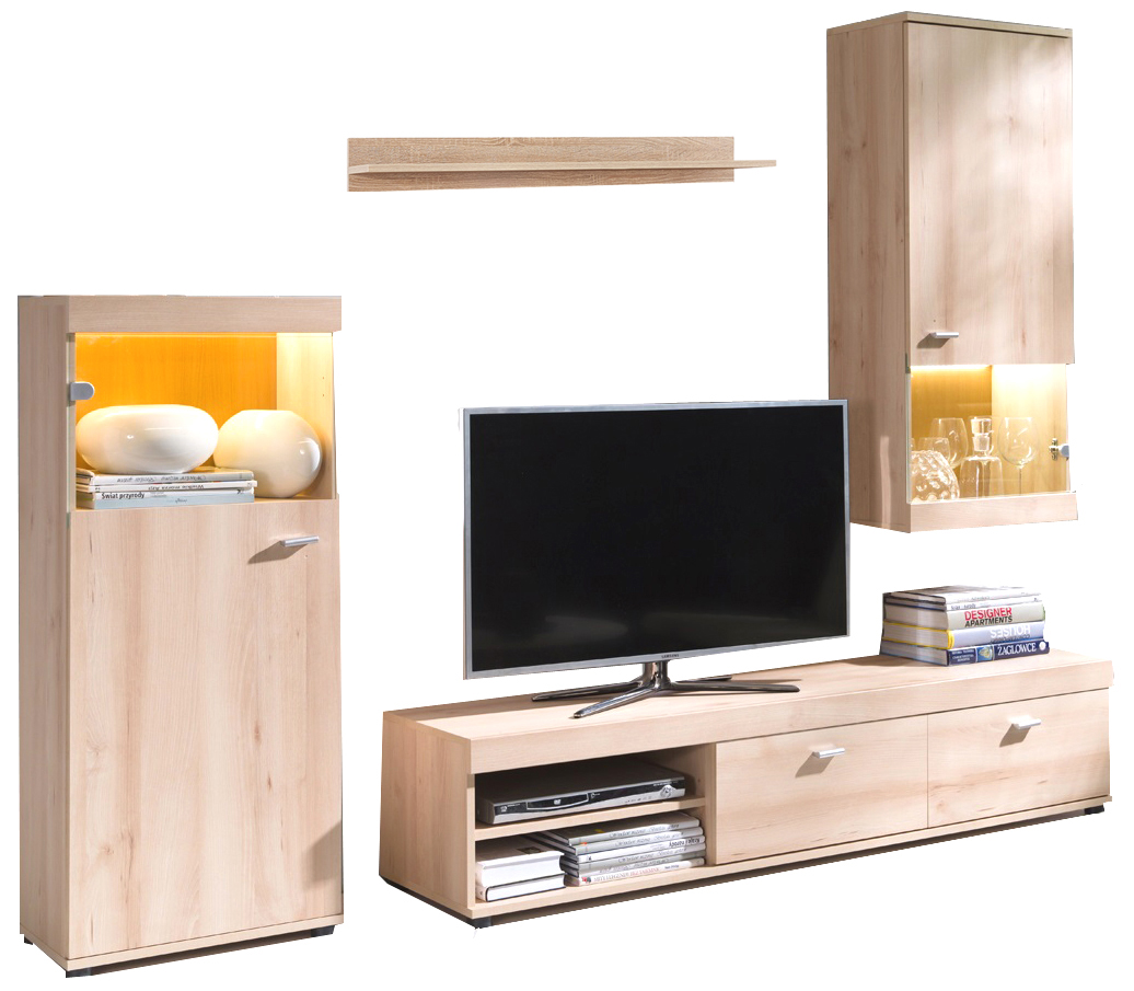 Obývací stěna Evra - LED osvětlení