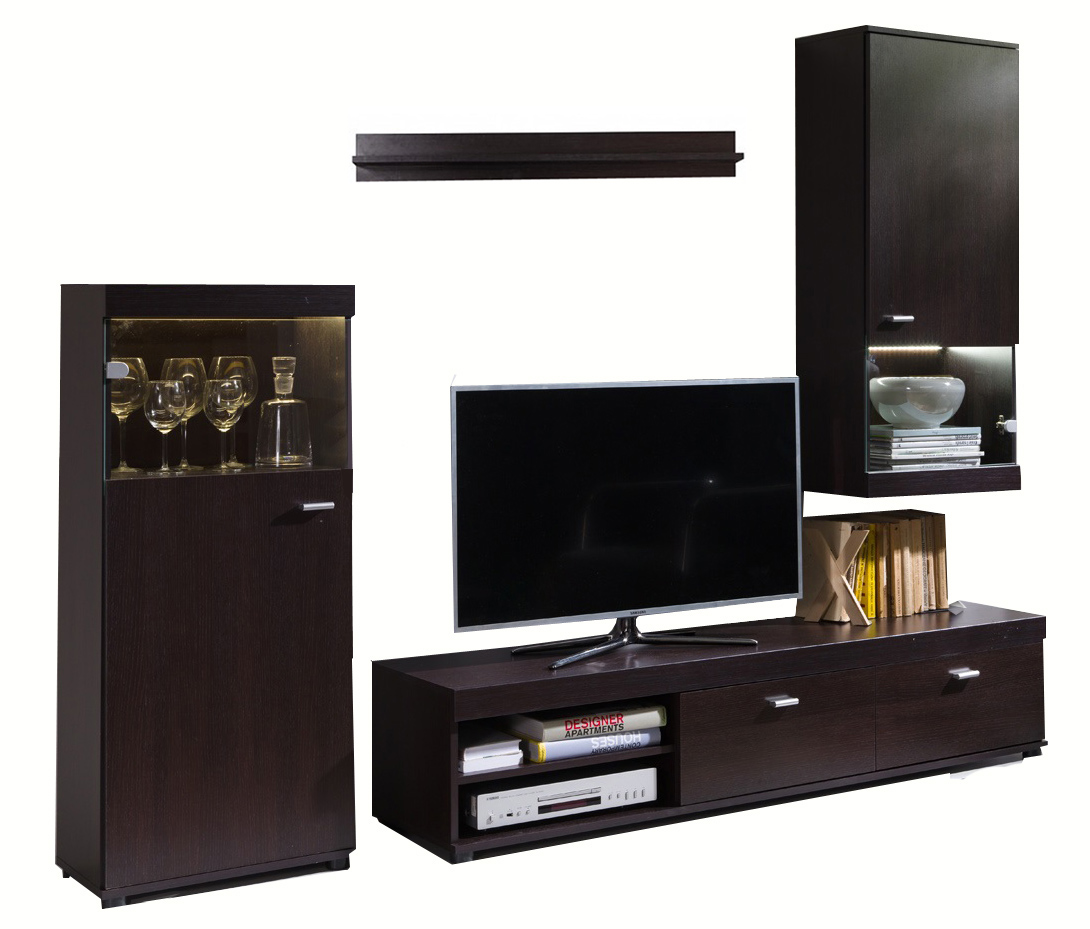 Obývací stěna Evra - LED osvětlení