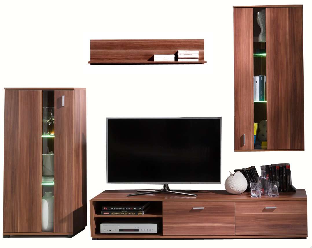 Obývací stěna Mira - LED osvětlení