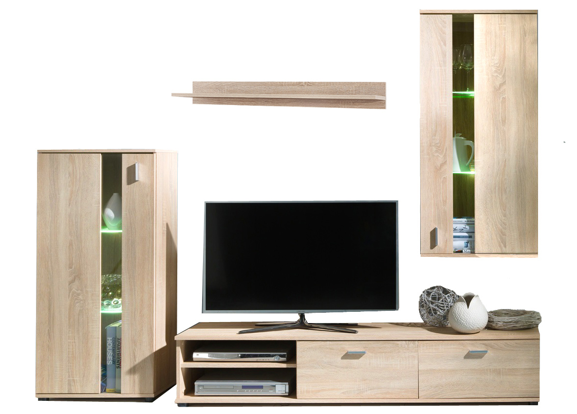 Obývací stěna Mira - LED osvětlení