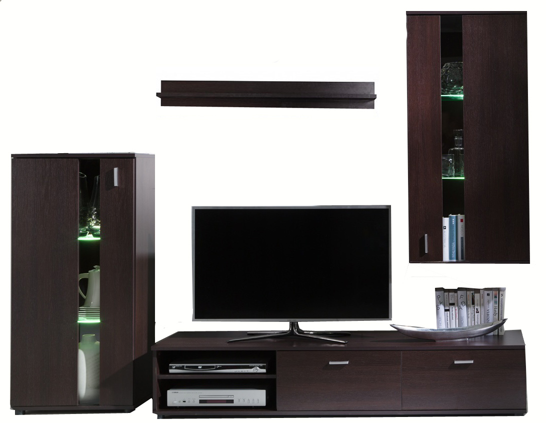 Obývací stěna Mira - LED osvětlení