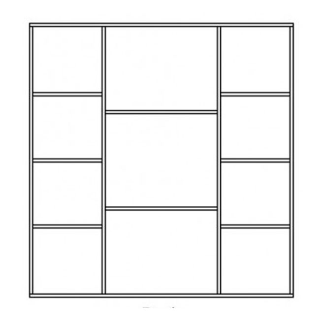 Fill - vitrína/komoda 2 - dub sonoma/šedá lesk