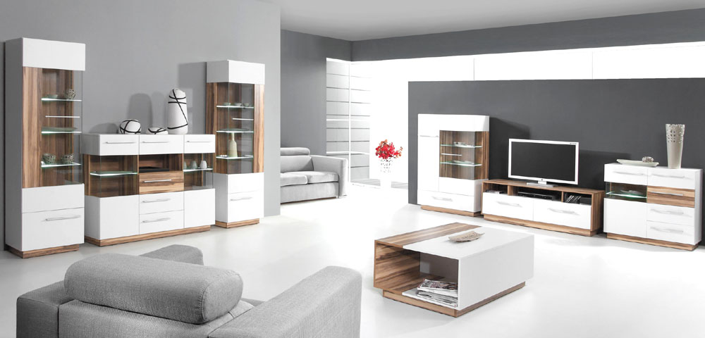 Monsun - TV stolek MN7 - bílá