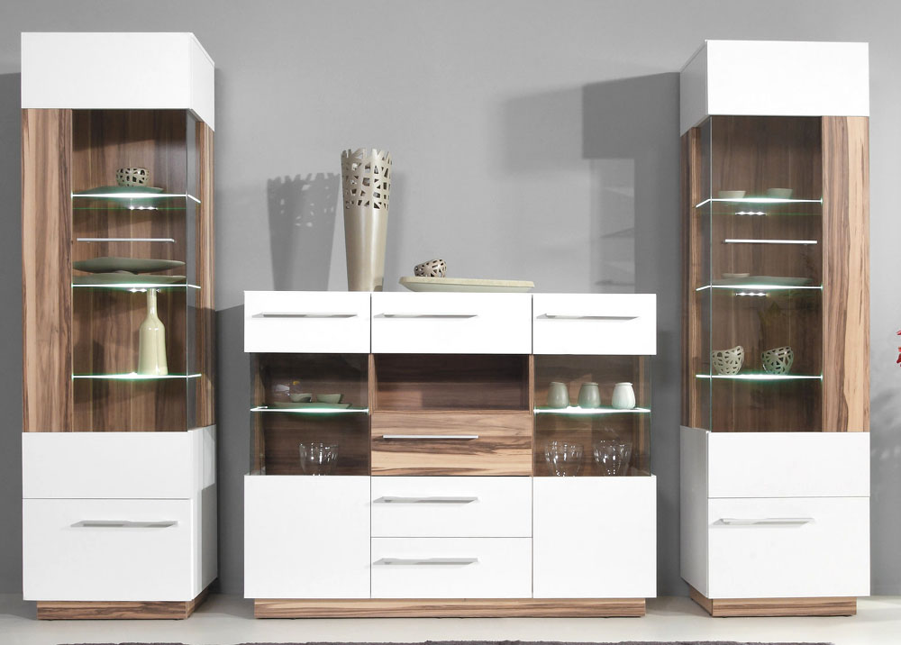 Monsun - skříňka závěsná MN10 - bílá - LED osvětlení v ceně