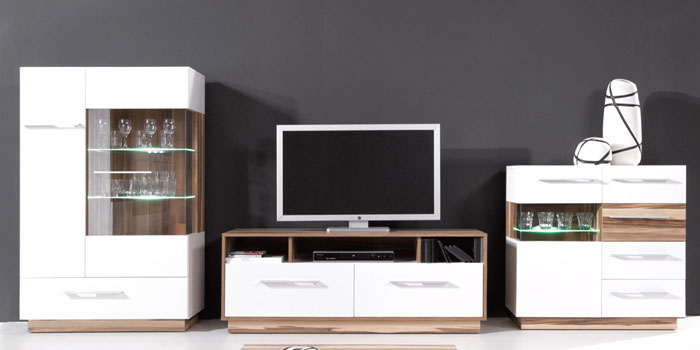 Monsun - závěsná police MN12 - bílá