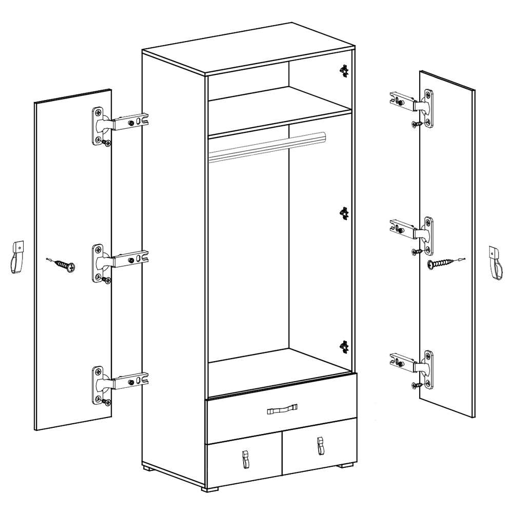 Dětský pokoj Komi A - modrá