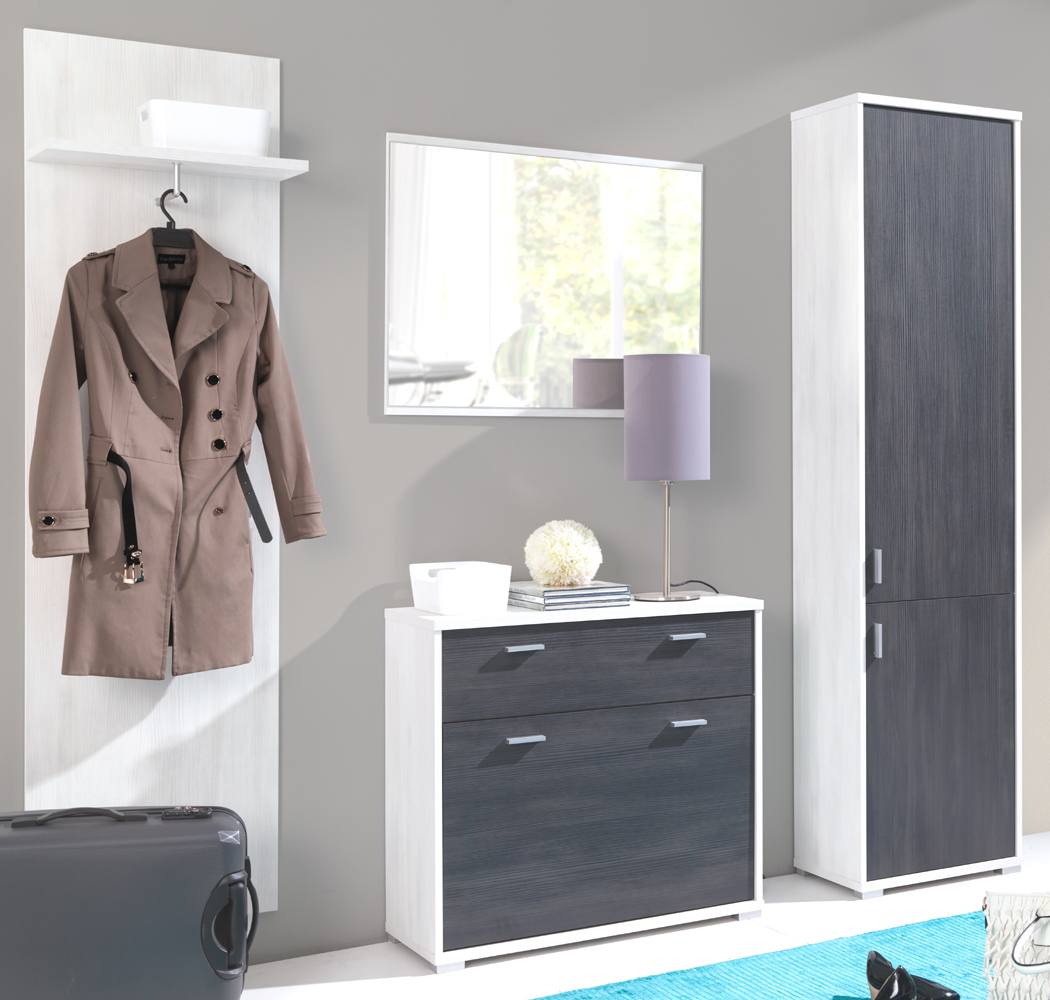 Předsíňová stěna Sara - borovice tmavá - SKLADEM poslední 1 ks