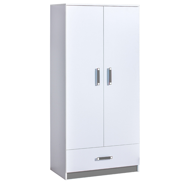 Trafiko - šatní skříň 1 - 90 cm - šedá