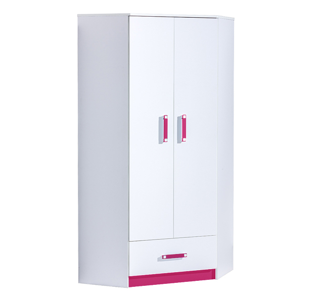 Trafiko r - šatní skříň rohová 2 - růžová